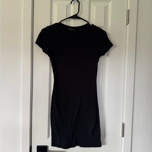 Black Short Sleeve Dress